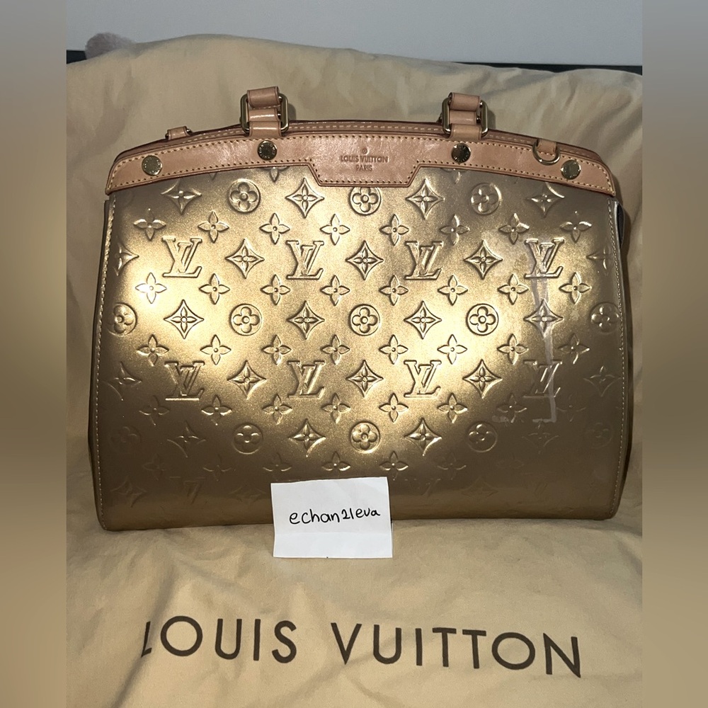 Louis Vuitton Vernis Brea GM Beige Poudre(Gold Beige)